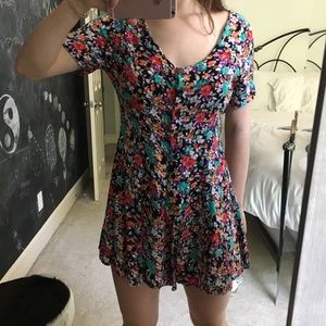 Urban outfitters romper flower print